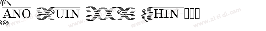 Wano Quin FR Thin字体转换